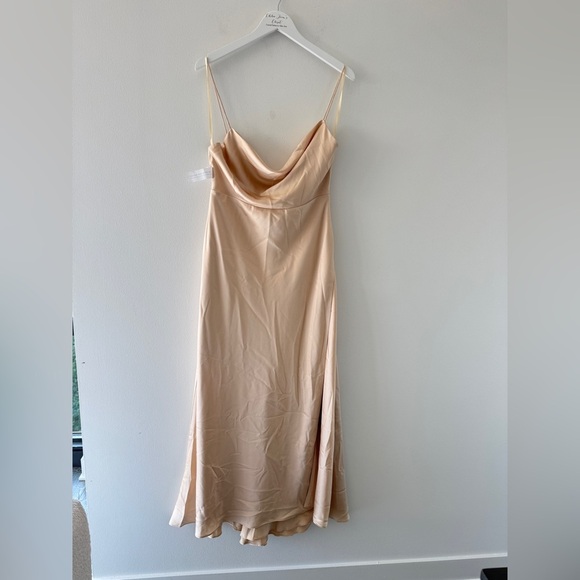 FAME & PARTNERS NWT Champagne Gown 12 - Picture 5 of 10